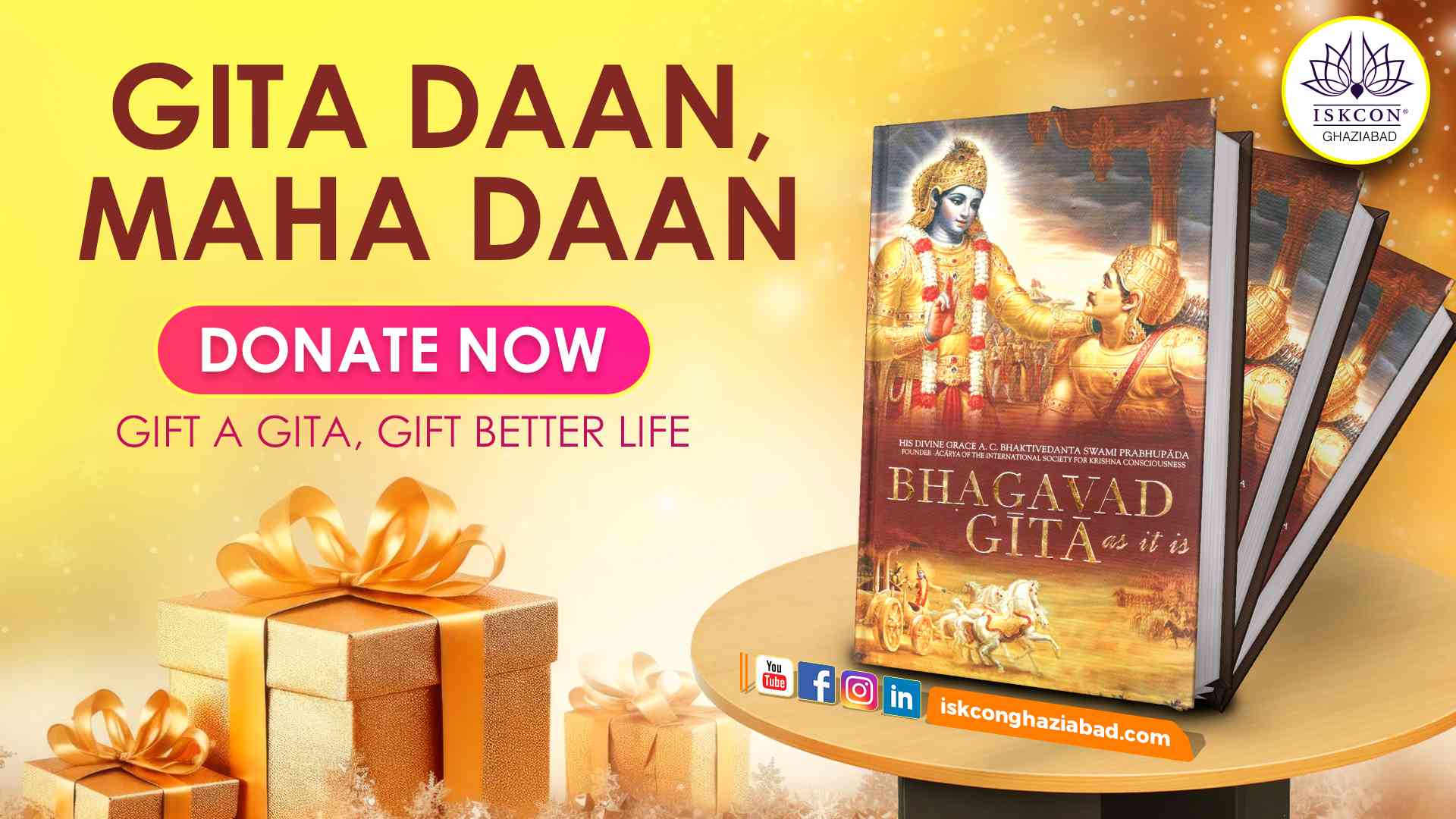 Gita Daan, Donate Bhagavad Gita