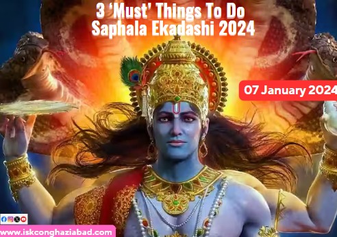 Saphala Ekadashi 2024, in this picture 3 must things to do saphala ekadashi has been described